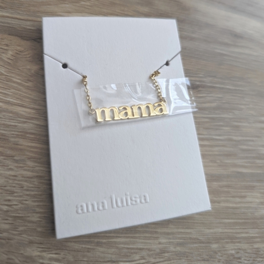 Ana Luisa Gold Mama Necklace